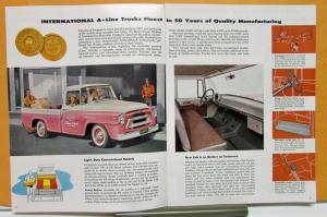 1957 International Harvester Model A 102 140 160 Gasoline LPG Sales Brochure