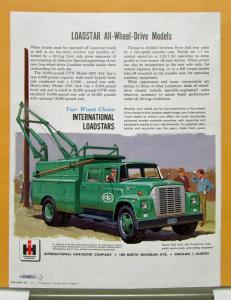 1962 International Harvester Loadstar Model 1600 1700 Sales Brochure