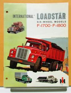 1963 International Harvester Loadstar Model F 1700 1800 Sales Brochure