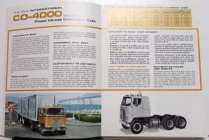 1968 1969 1970 International IHC Truck Model CO COF COT 4000 Sales Brochure