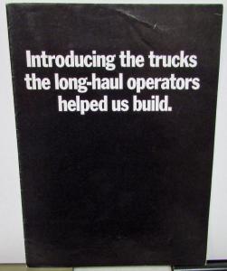 1972 International Harvester Transtar Truck Model 4200 4300 Sales Folder