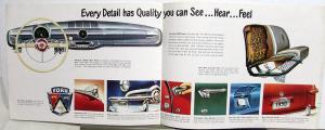 1950 Ford V8 Deluxe & Custom Deluxe Coupe Car Wagon Sedan Sales Brochure Orig