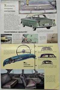 1952 Ford Car Color Sales Folder XL Original Belgium Market Dutch Text