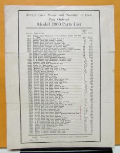 1925 Ford Truck Auto Gravity Dump Body Price List By Galion Allsteel