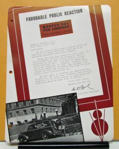 1939 Ford Truck Model V8 Panel Testimonial By Hudson Bay Fur Company