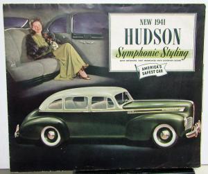 1941 Hudson 6 Super 6 Commodore 6 Commodore 8 Commodore Custom 8 Dealer Folder