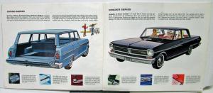 1964 Acadian Beaumont Canso Invader Canadian Dealer Sales Brochure