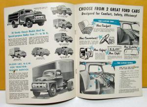 1952 Ford Truck Model F 5 Sales Brochure and Specifications