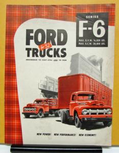 1952 Ford Truck Model F 6 Sales Brochure and Specifications