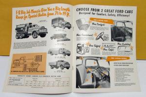 1952 Ford Truck Model F 8 Sales Brochure and Specifications