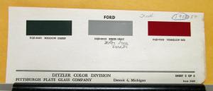 1952 Ford Truck Paint Chips