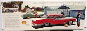 1959 Ford Custom 300 & Fairlane 500 Series Car Sales Brochure XL Original 10/58