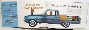 1960 Ford Falcon Ranchero Pickup Truck Color Sales Brochure Original