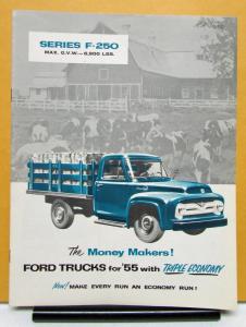 1955 Ford Truck Model F 250 Sales Brochure and Specifications