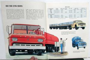 1959 Ford Truck C F 850 950 1000 1100 Extra Heavy Duty Sales Brochure