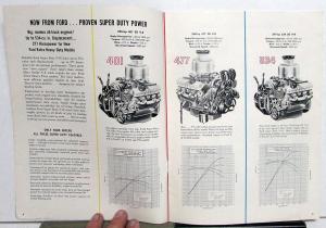 1959 Ford Truck C F 850 950 1000 1100 Extra Heavy Duty Sales Brochure