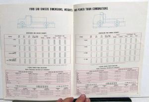 1959 Ford Truck C F 850 950 1000 1100 Extra Heavy Duty Sales Brochure