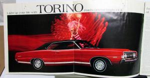 1968 Ford Fairlane 500 Torino GT Wagon XL Color Sales Brochure Rev 12 67