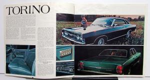 1968 Ford Fairlane 500 Torino GT Wagon XL Color Sales Brochure Rev 12 67