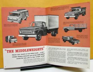 1962 Ford F 600 Truck Model Featured Popular Trucking Magazine Sales Brochure