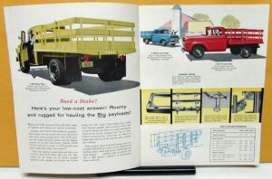 1957 Ford Truck Model F 100 250 350 Light Duty Sales Brochure & Specifications