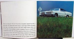 1966 Pontiac Dealer Sales Brochure GTO 2+2 OHC-6 The Tiger Scores Again Large