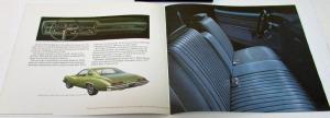 1973 Pontiac Dealer Sales Brochure Folder LeMans Sport Coupe 400 455