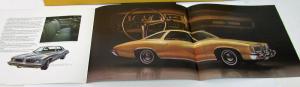 1973 Pontiac Dealer Sales Brochure Folder LeMans & GTO 350 400 455