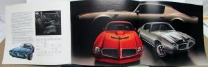 1973 Pontiac Dealer Sales Brochure Folder Firebird Trans Am Formula Esprit