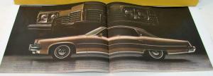 1973 Pontiac Dealer Sales Brochure Folder Grand Ville Luxury Full Size