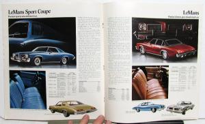 1973 Pontiac Dealer Sales Brochure Full Line Grand Prix Firebird LeMans Ventura