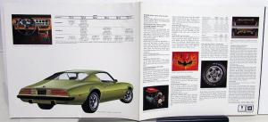 1974 Pontiac Firebird Formula Trans Am T/A Esprit Sales Brochure Folder Original