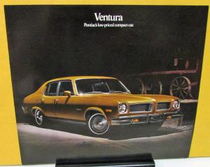 1974 Pontiac Dealer Sales Brochure Folder Ventura Compact Sprint