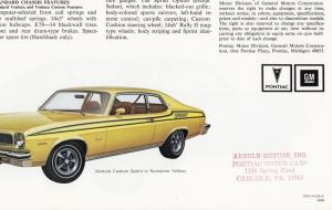 1974 Pontiac Dealer Sales Brochure Folder Ventura Compact Sprint