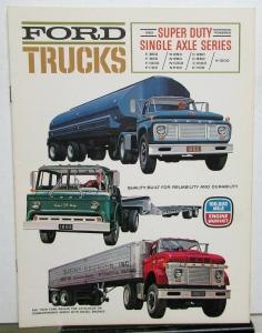 1963 Ford F N C H 850 950 1000 1100 Super Duty Truck Sales Brochure Original