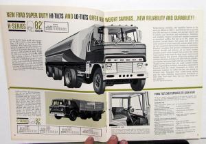 1963 Ford F N C H 850 950 1000 1100 Super Duty Truck Sales Brochure Original