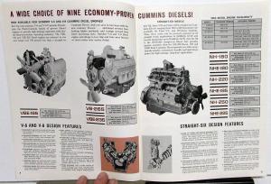 1964 Ford Diesel Tandem Axle Trucks T NT HT 850 950 Tandem Sales Brochure Rev