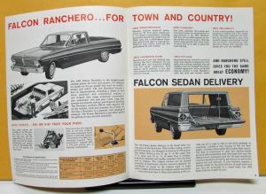 1965 Ford Truck Model Ranchero & Sedan Delivery Sales Brochure & Specifications