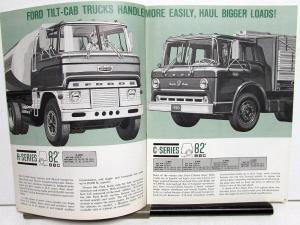 1965 Ford Super Duty Single Axle Truck F N C H 850 950 1000 1100 Brochure Rev