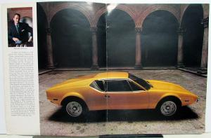 1972 Ford deTomaso Pantera Prestige Color Sales Brochure Original