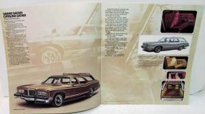 1976 Pontiac Dealer Sales Brochure Safari Wagons Grand Catalina LeMans Astre