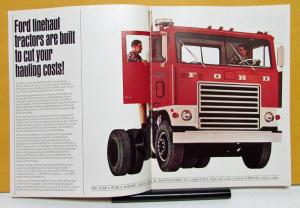 1968 Ford Truck Model W WR 1000 Diesel Highway Tractors Sales Brochure