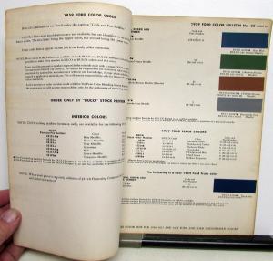 1959 Ford Truck Paint Chips By DuPont