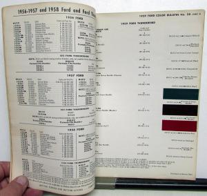 1959 Ford Truck Paint Chips By DuPont