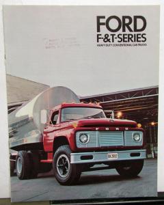 1969 Ford F & T Series Heavy Duty Conventional Cab Truck Sales Brochure