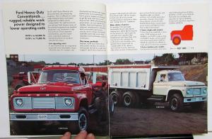 1969 Ford F & T Series Heavy Duty Conventional Cab Truck Sales Brochure