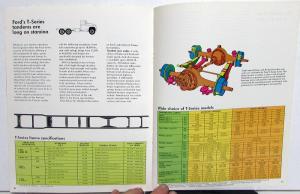 1969 Ford F & T Series Heavy Duty Conventional Cab Truck Sales Brochure