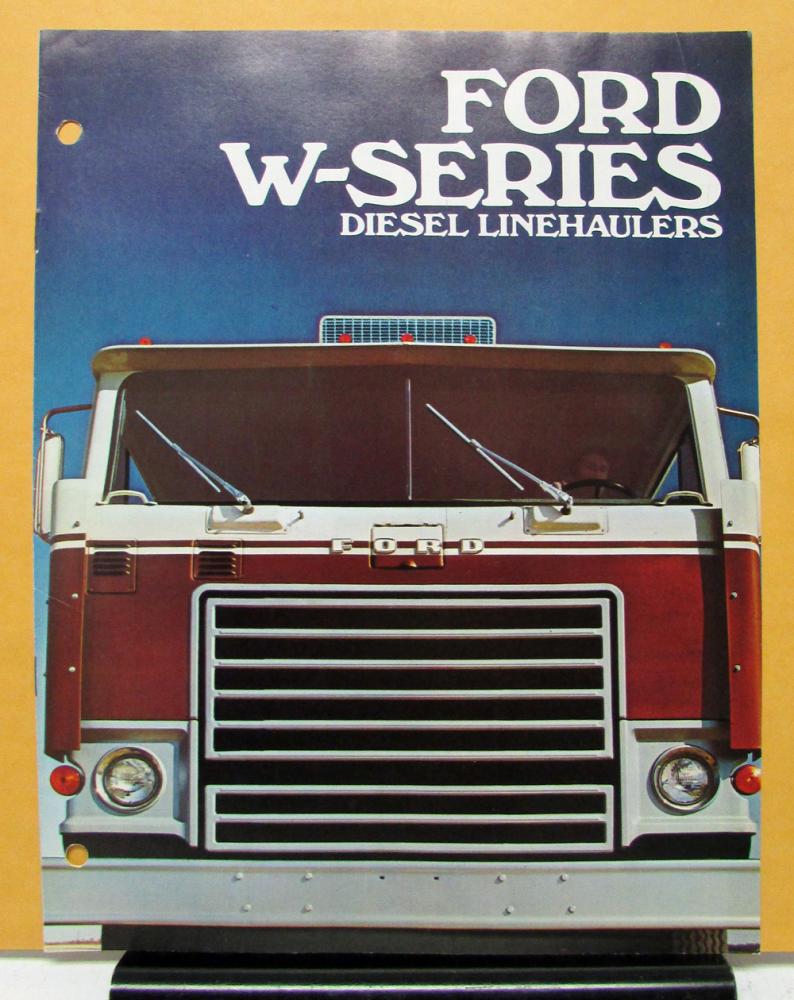 1970 Ford Truck Model W Wt 9000 Diesel Linehauler Brochure