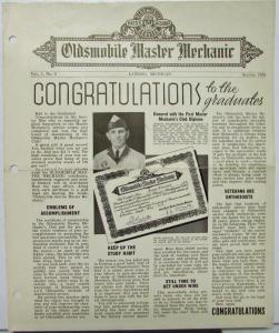 1936 Oldsmobile Master Mechanic Bulletins Lot of 4 Apr May Jun Aug Original