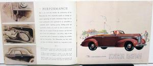 1937 Oldsmobile Six Color Sales Brochure Original Sedans Coupes Specs